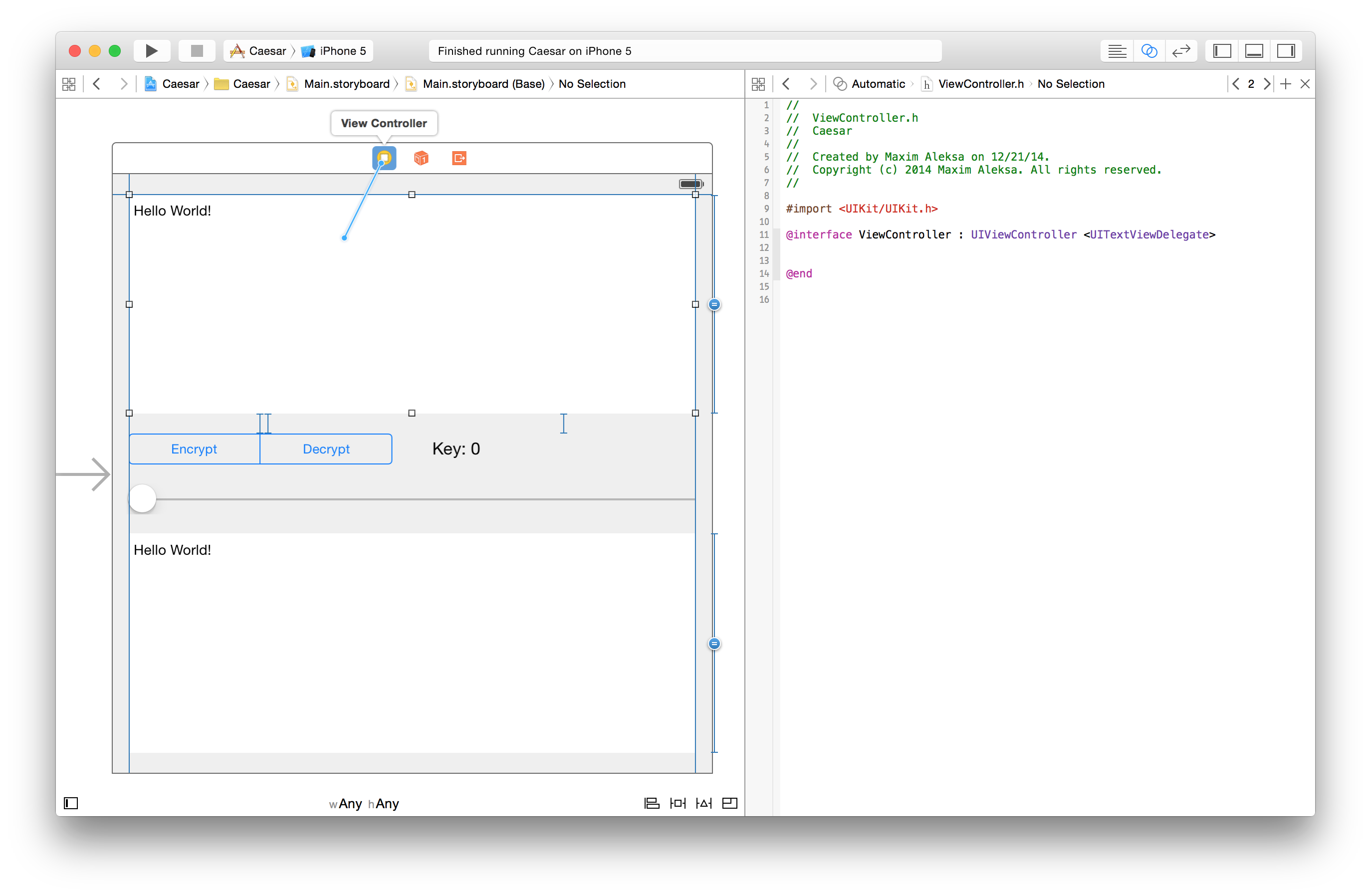 xcode controller 7