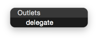 xcode delegate